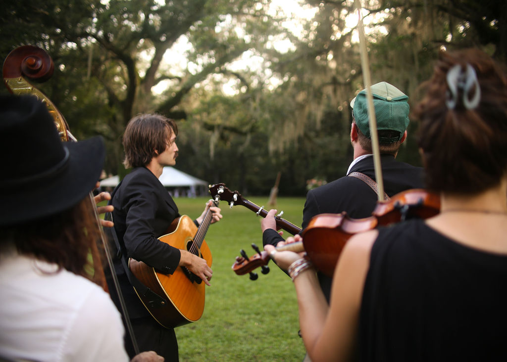 Black Creek String Band plays a wedding